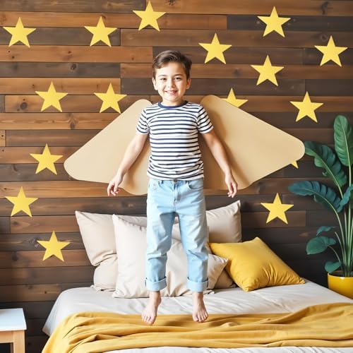 40 Pcs Gold Star Cutouts 6 Inch Double Printed Party Decor