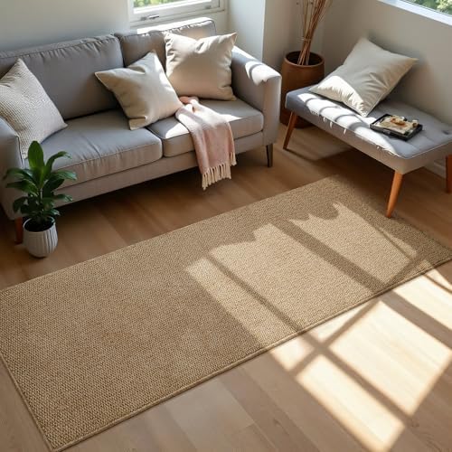 Softlife Hallway Runner Rug 2x6 ft Brown