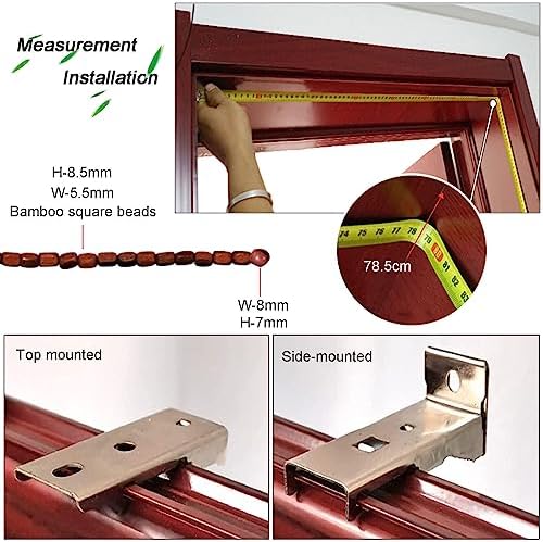 Wooden Beaded Bamboo Door Curtain 60-140 Strings