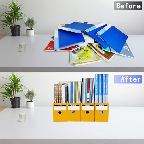2 Pack Magazine File Folder Holder for Desk and Classroom