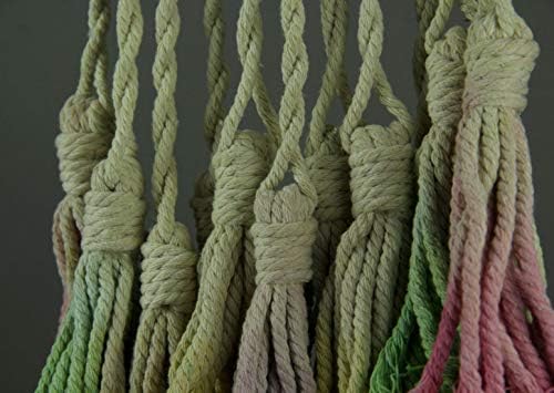 Rainbow Dyed Cotton Macrame Dream Catcher