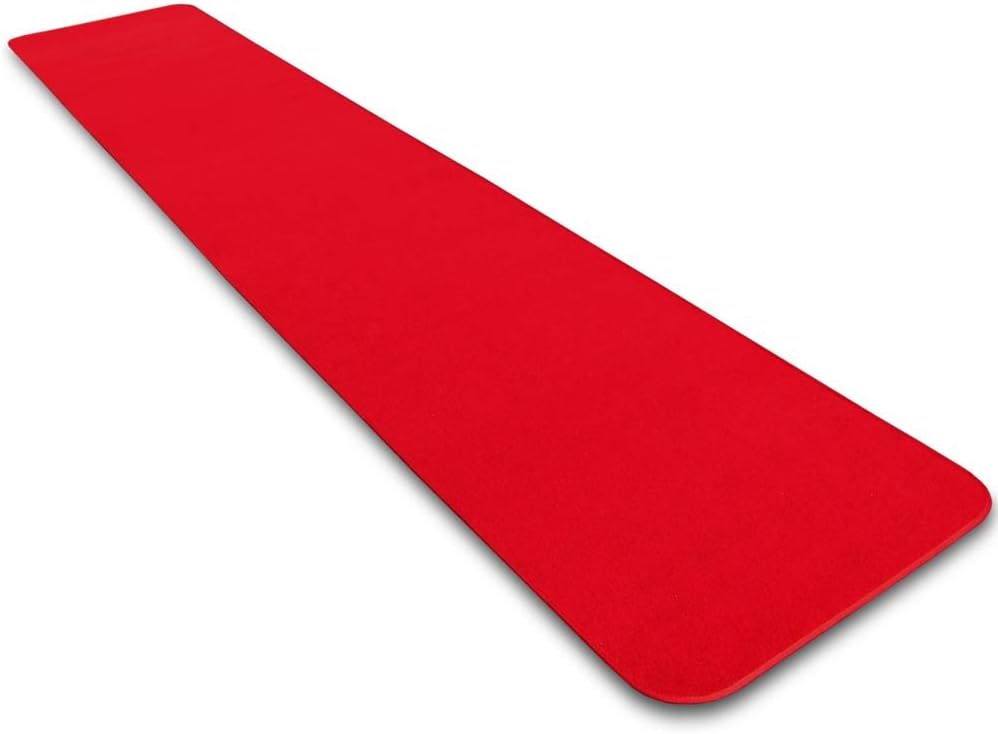 House Home and More Red Carpet Aisle Runner 4 Ft x 25 Ft