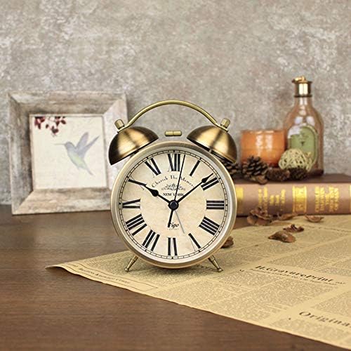 Maxspace Retro Analog Metal Table Clock