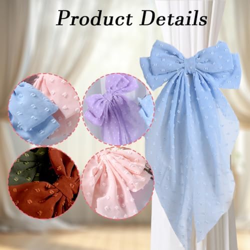 Pink Lace Bow Curtain Tiebacks 2Pcs