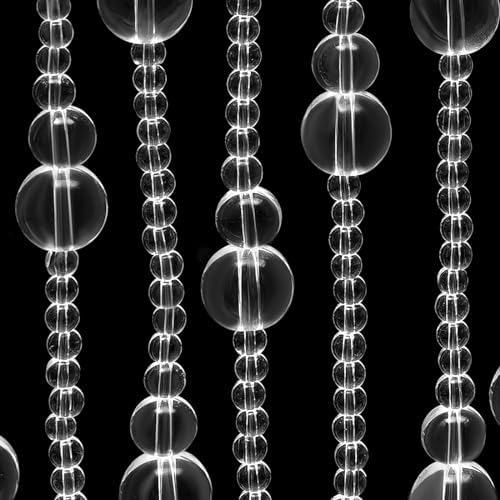 Clear Crystal Beaded Curtain for Doorway