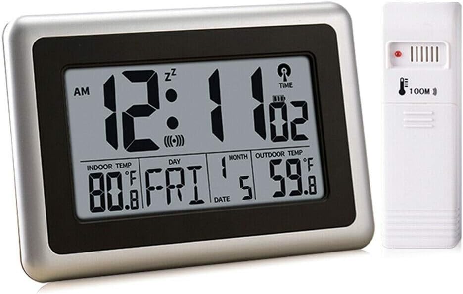 UMEXUS Atomic Digital Clock with Temperature and Alarm