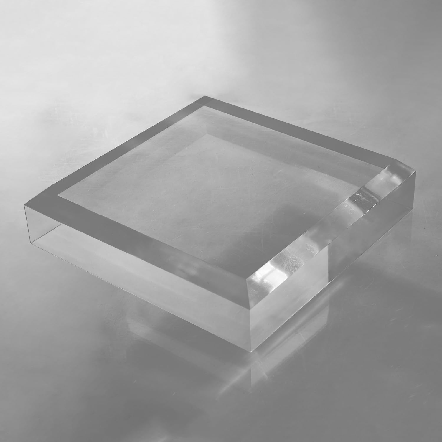 CiaoHER 2in Beveled Acrylic Display Pedestal Stand Riser