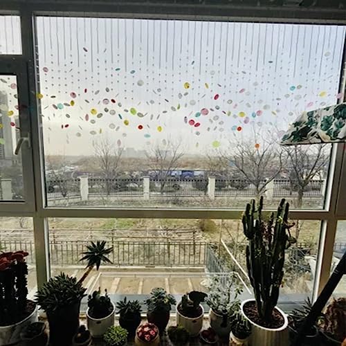 EMYJAY Multi-Color Shell Door Curtain 30Pcs 150cm Pink Beaded String Decor