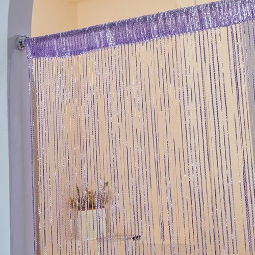 Purple Crystal Glass Bead Curtain for Doorways