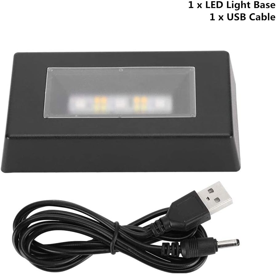 Garosa LED Light Base Multicolor Pedestal Display Stand