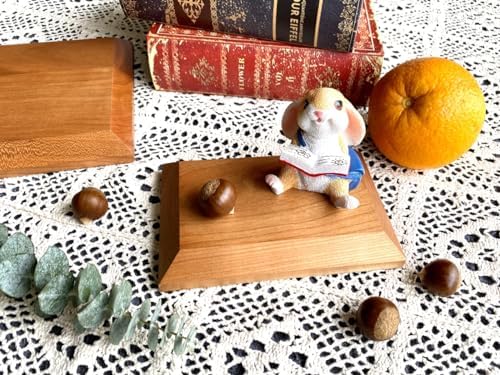 Solid Cherrywood Pedestal Display Base