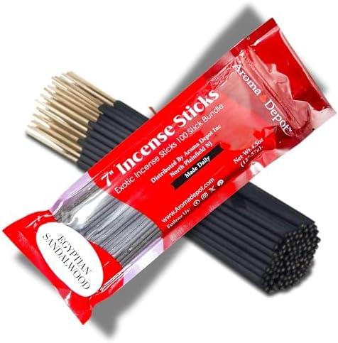 Egyptian Sandalwood Charcoal Incense Sticks - 85-100 Per Bundle