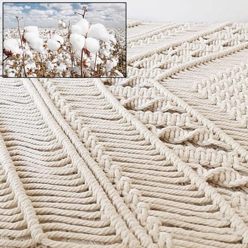 Macrame Curtains Cotton Macrame Wedding Backdrop Doorway Drapes