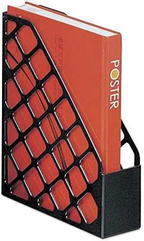 Universal 08118 Recycled Plastic Magazine File Black