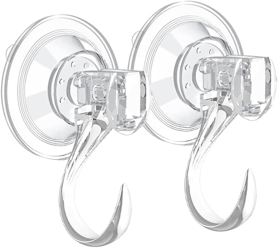 2 Pack Suction Cup Wreath Hangers for Glass Window