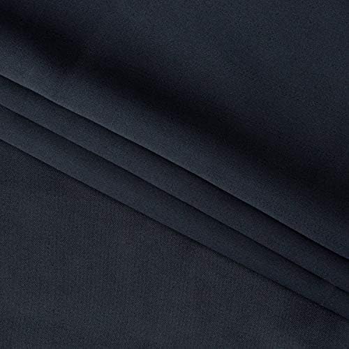 MDS Blackout Curtain Panels 42x54 Inch Black