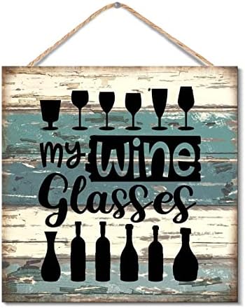 Rustic Wood Wall Art Decor Sign 12x12 Inches