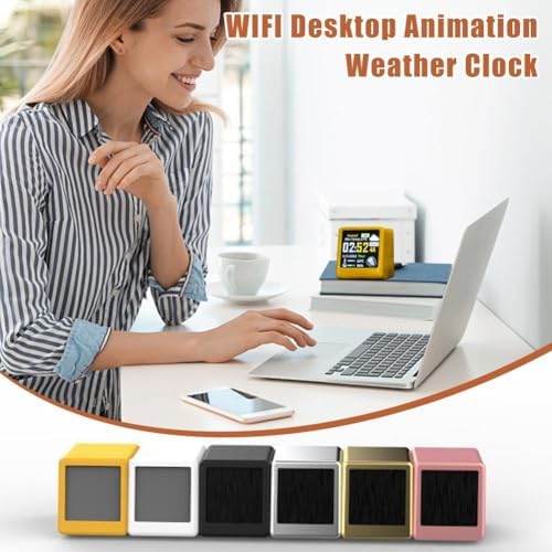 Color Display Alarm Clock with Weather Calendar and Wi-Fi