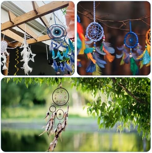 PATIKIL DIY Dream Catcher Kit Purple Style 3