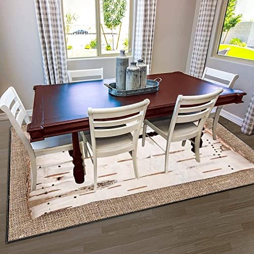 Modern 3D Print Area Rug for Living Room and Home Decor