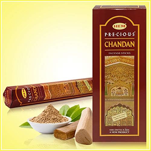 TRUMIRI Precious Chandan Incense Sticks and Holder Set