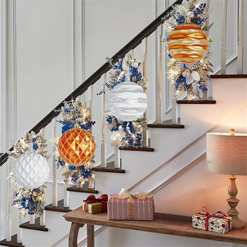 Dohance 2-Piece Shatterproof Christmas Ornament Set