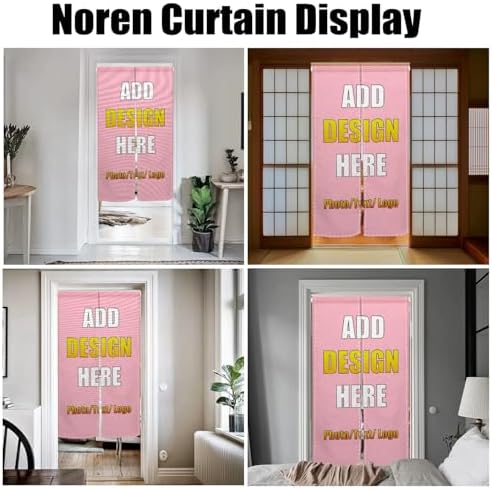 XMJJKUF Custom Noren Curtain for Doorway Decor