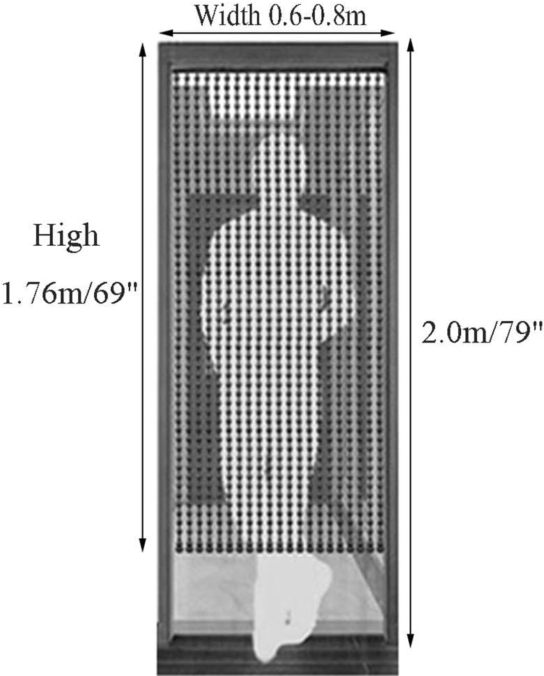 ZHTY Beaded Door Curtains - 21 31 41 55 Strands Wood Color