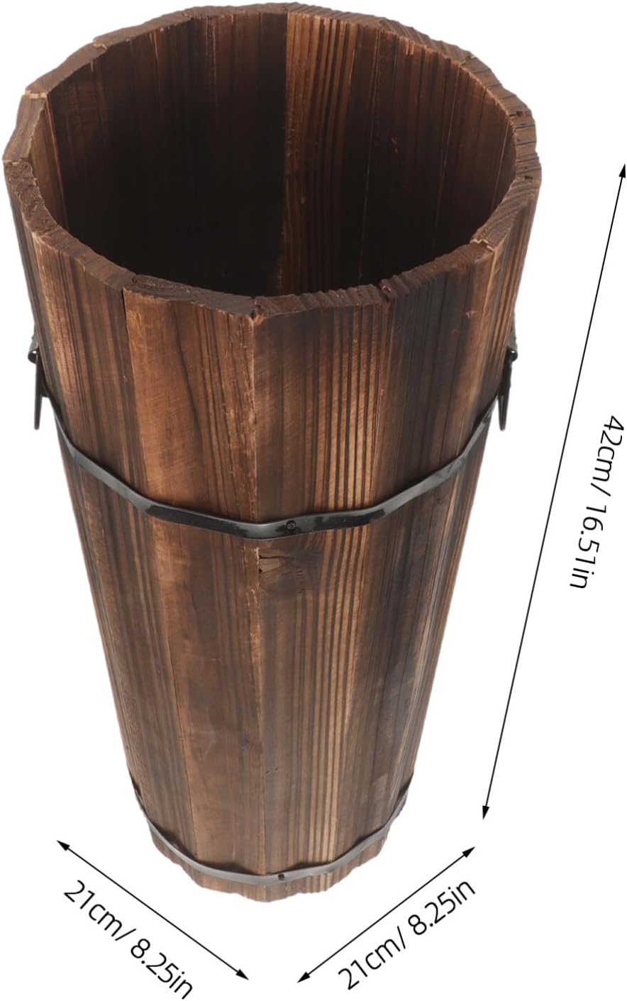 ABOOFAN Wooden Umbrella Stand for Entryway Rustic Cane Holder Decorative