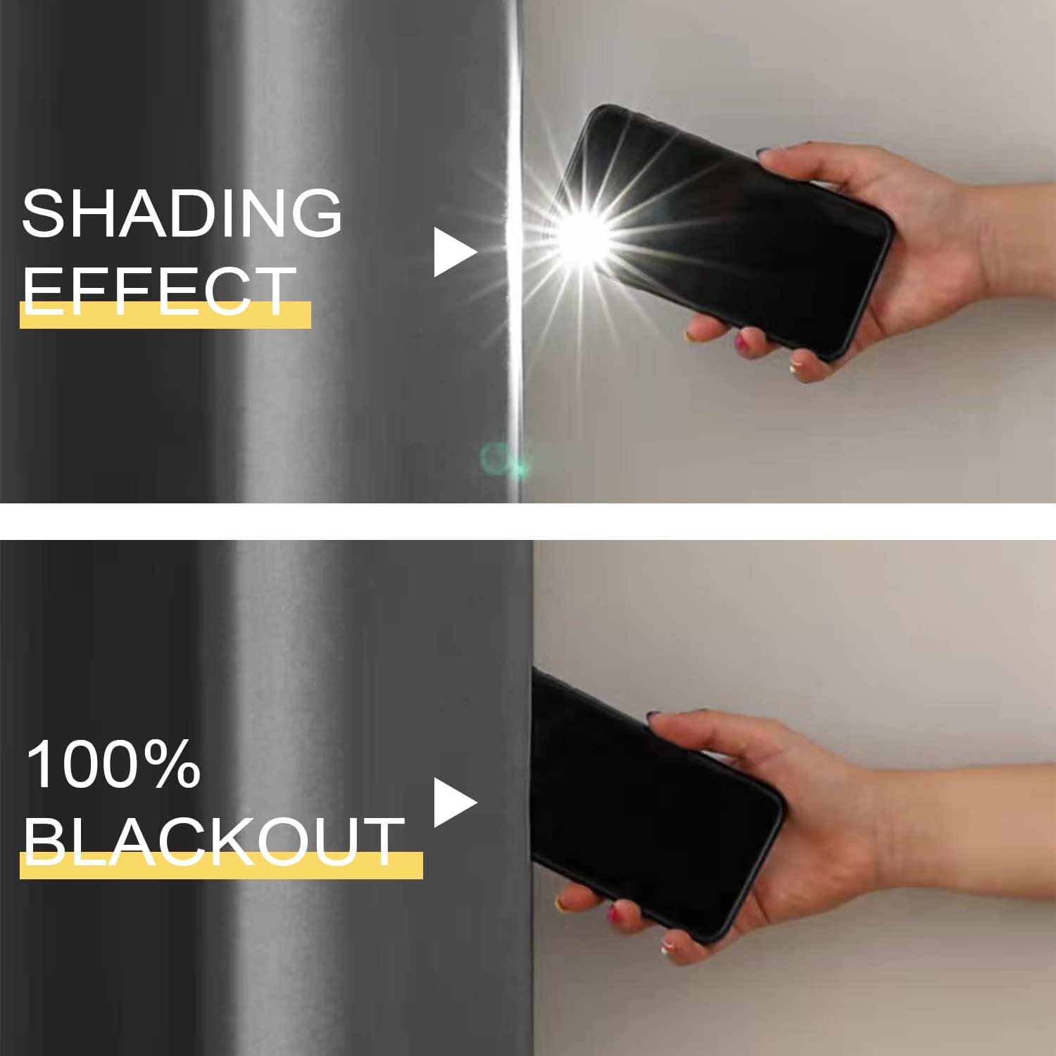 Rutterllow 100 Blackout Curtains 2 Panels