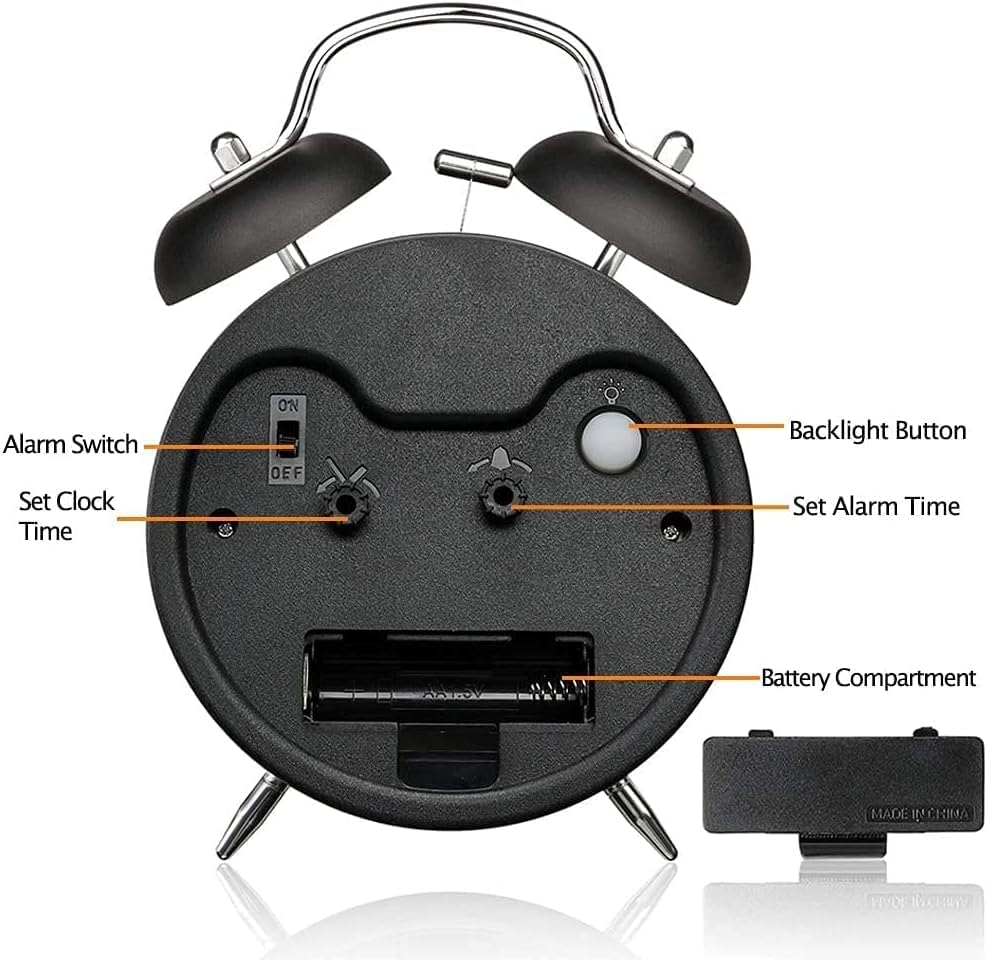 Loud Alarm Clock for Heavy Sleepers Adults