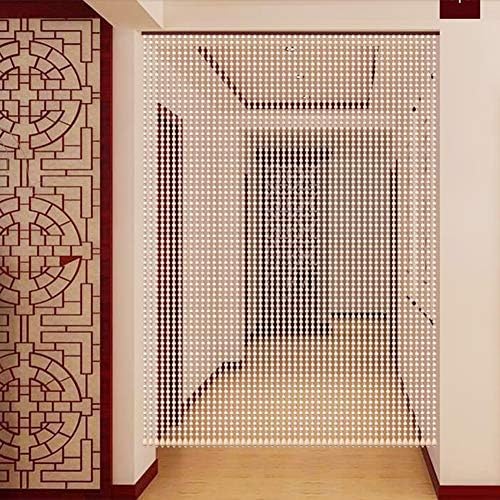 Etlegor Wood Beaded Curtain for Door Natural Decor Panel