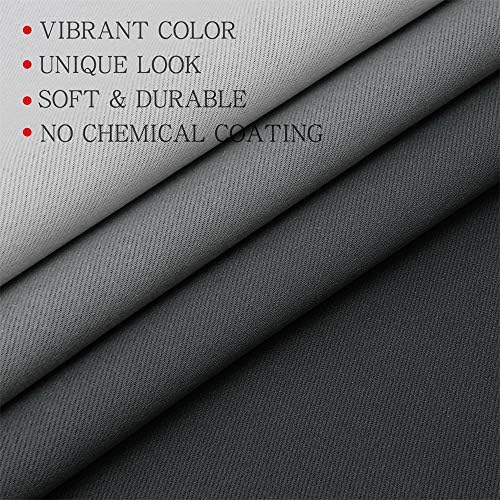 G2000 Ombre Blackout Curtains 2 Panels 63 Inch Length