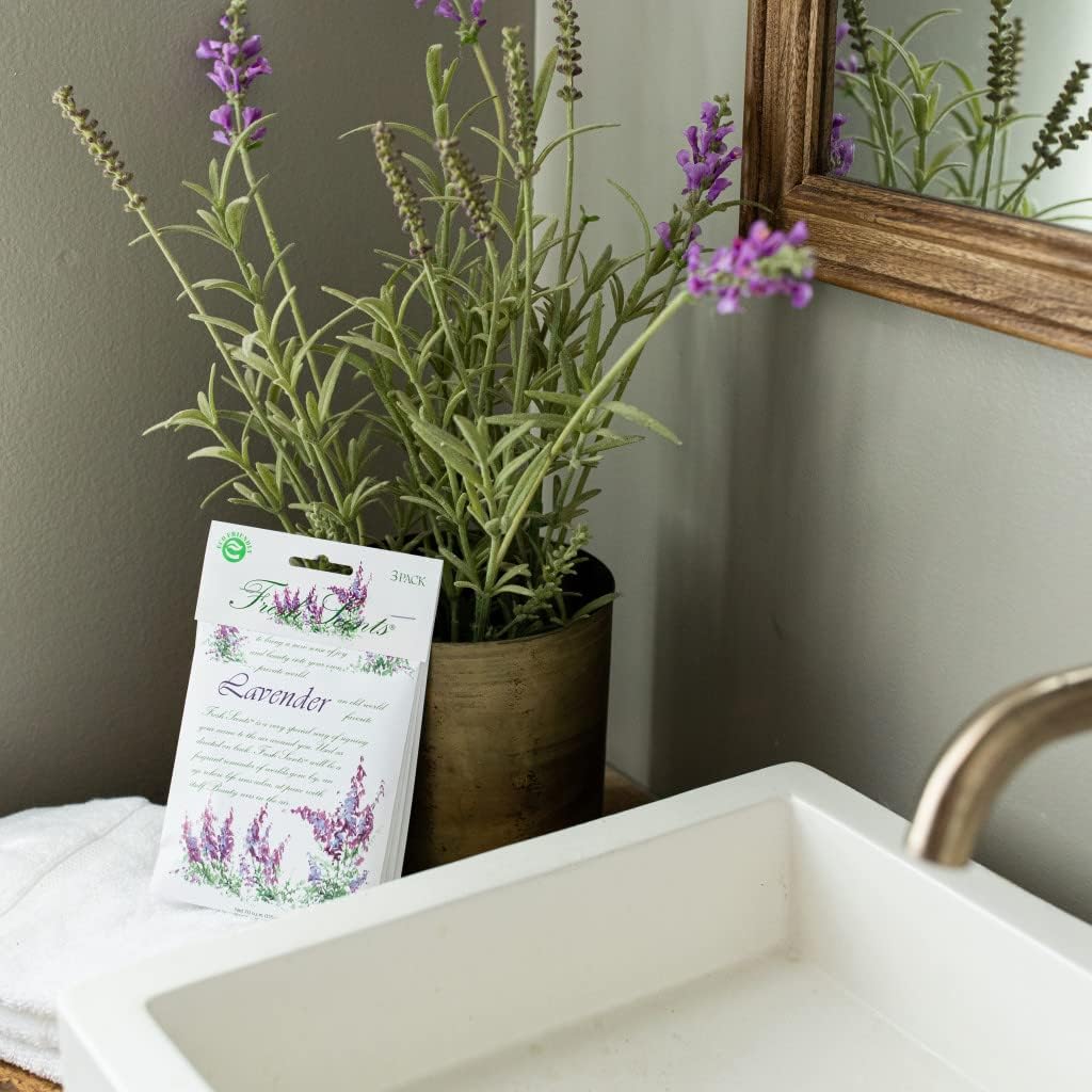 Fresh Scents Scented Sachet Packet Lavender 6 Pack