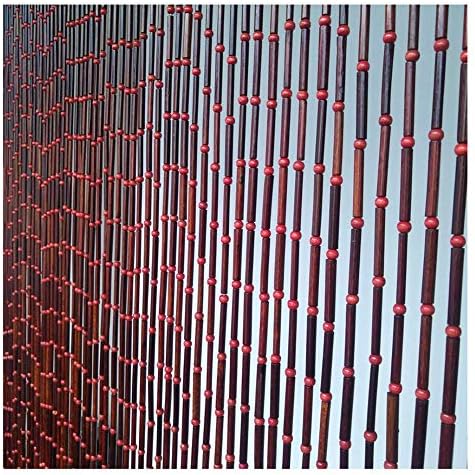 Beaded Curtain Natural Bamboo Decor Panel