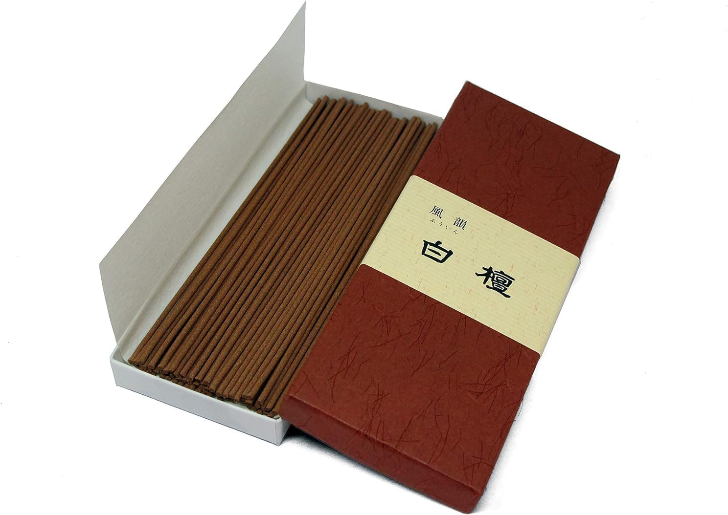 Minorien Sandalwood Incense 65 Sticks in 2 Boxes with Japanese Sticker