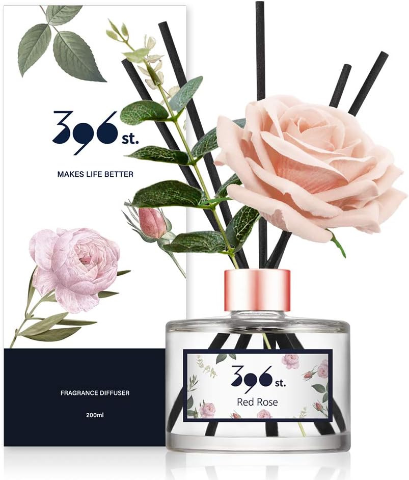 396 St Rose Flower Reed Diffuser Set 200ml