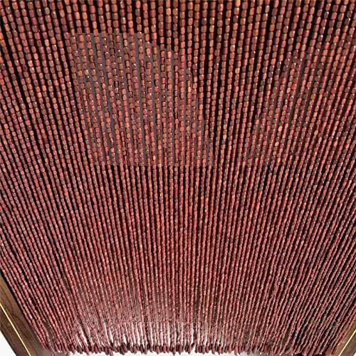 Bamboo Beaded Curtain for Doorway Room Divider with Fittings