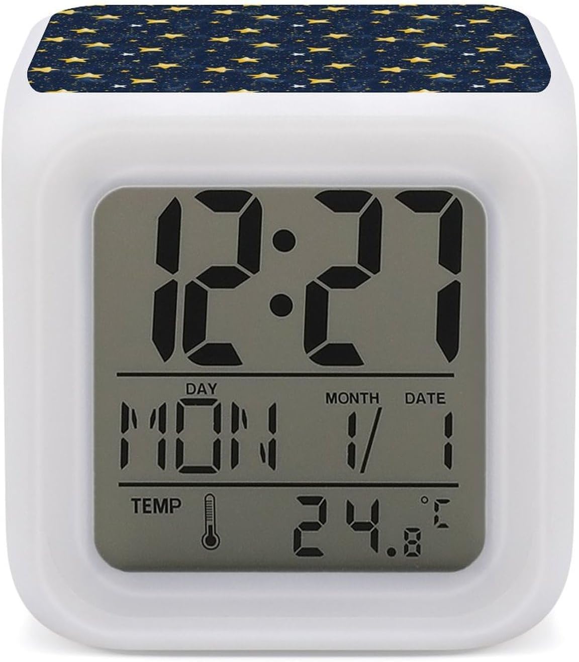 Novastar Stars Night Sky Print LED Alarm Clock