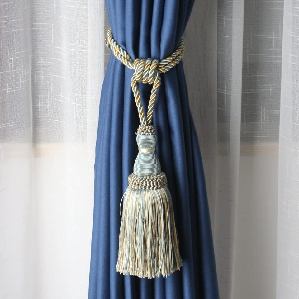 Tassel Tiebacks for Curtains - 2Pc Durable Holders