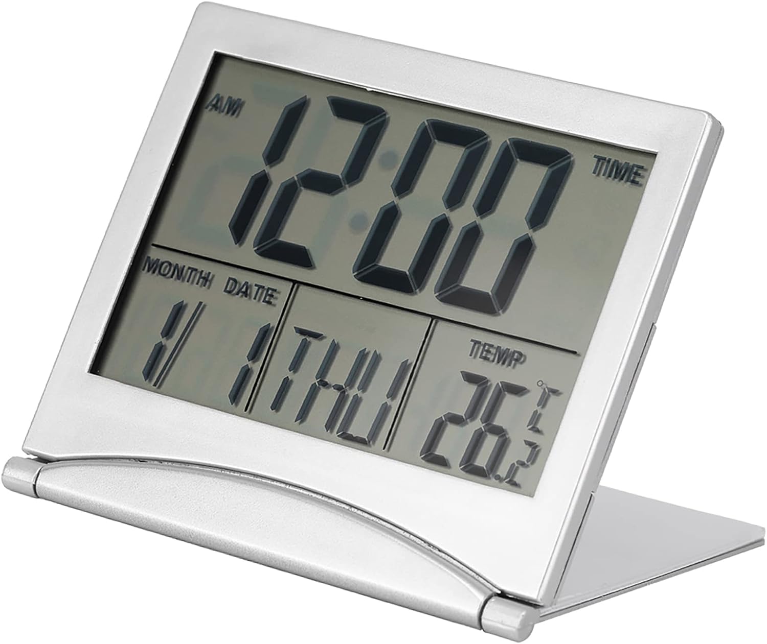 GLOGLOW Multifunctional LED Clock with Weather Monitoring