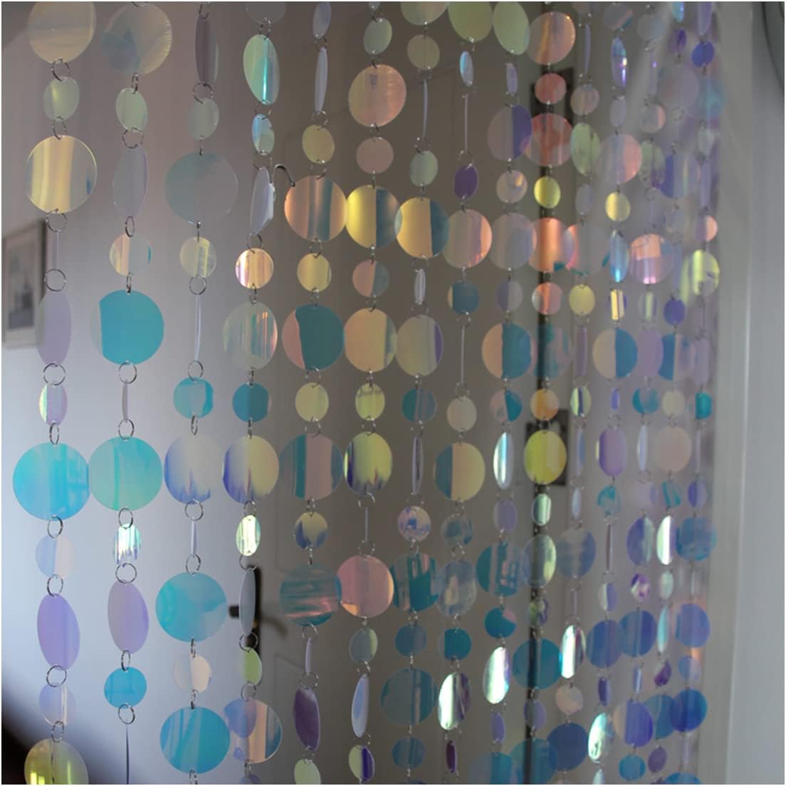QueenBox 5Pcs 394in Butterfly Sequin Curtain