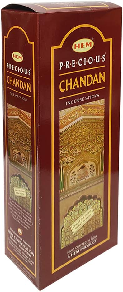 TRUMIRI Precious Chandan Incense Sticks and Holder Set