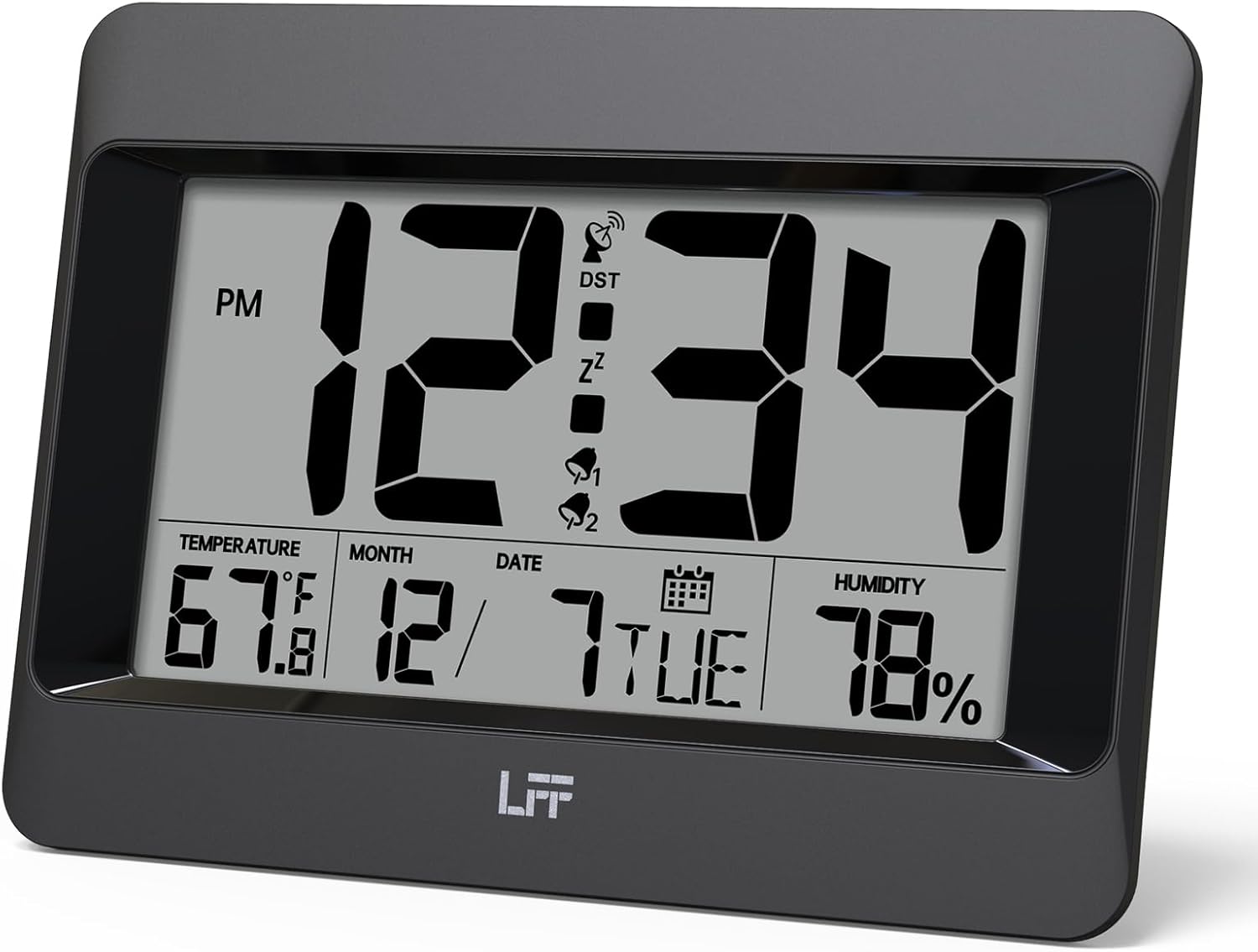 LFF Atomic Clock with Temperature Humidity Display