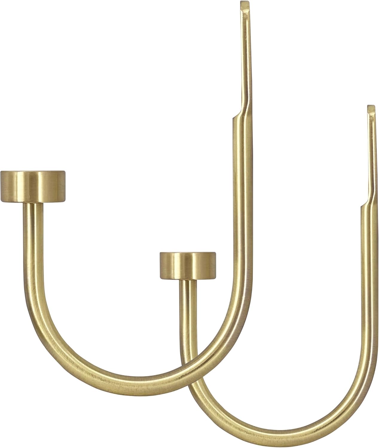ARNORX Solid Steel Curtain Holdbacks Set of 2