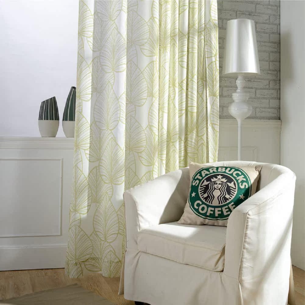 Simple European Style Semi Sheer Curtain Panel