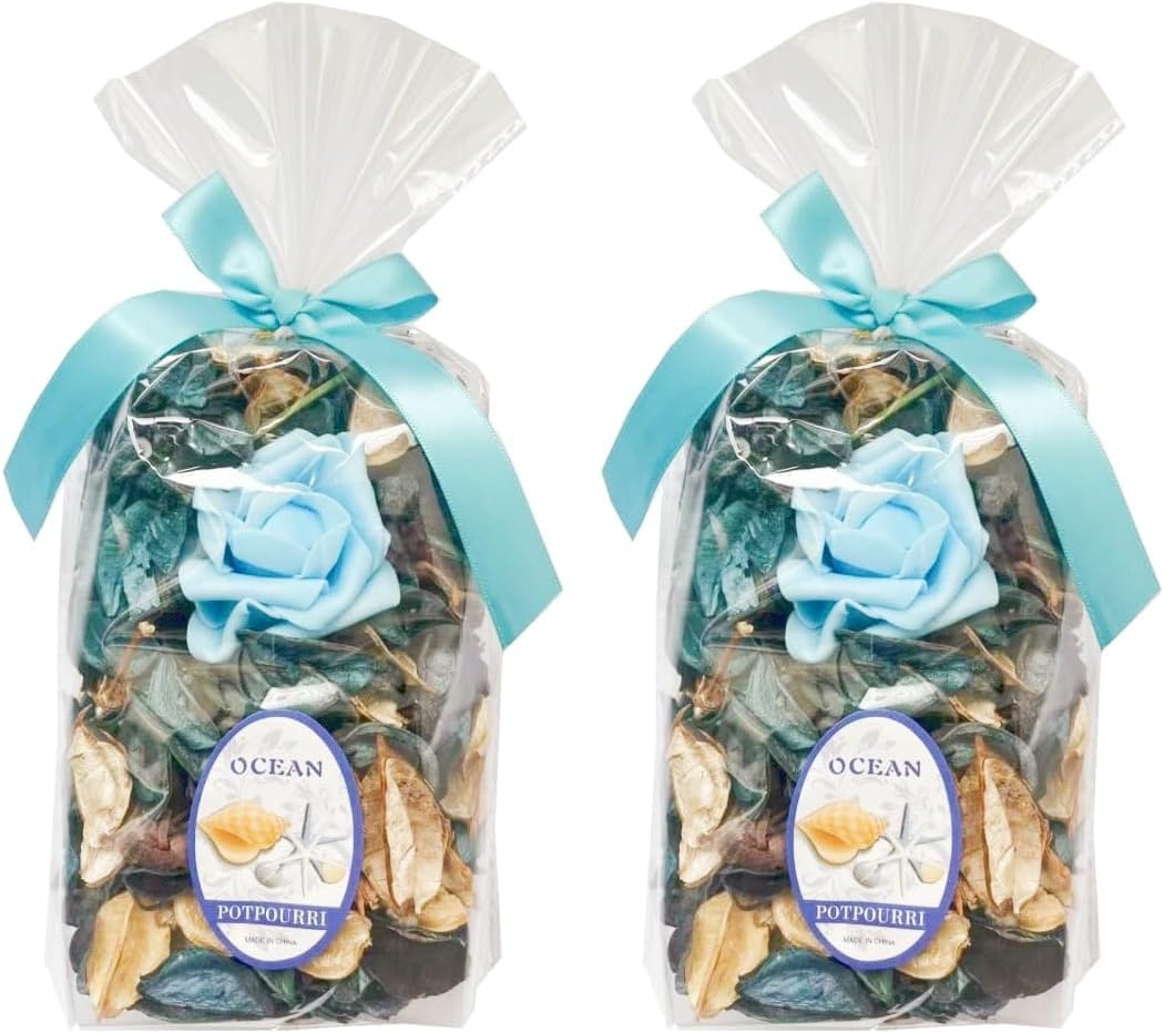 BOTIDE Potpourri Bags with Petals 2 Bags10oz Royal Ocean