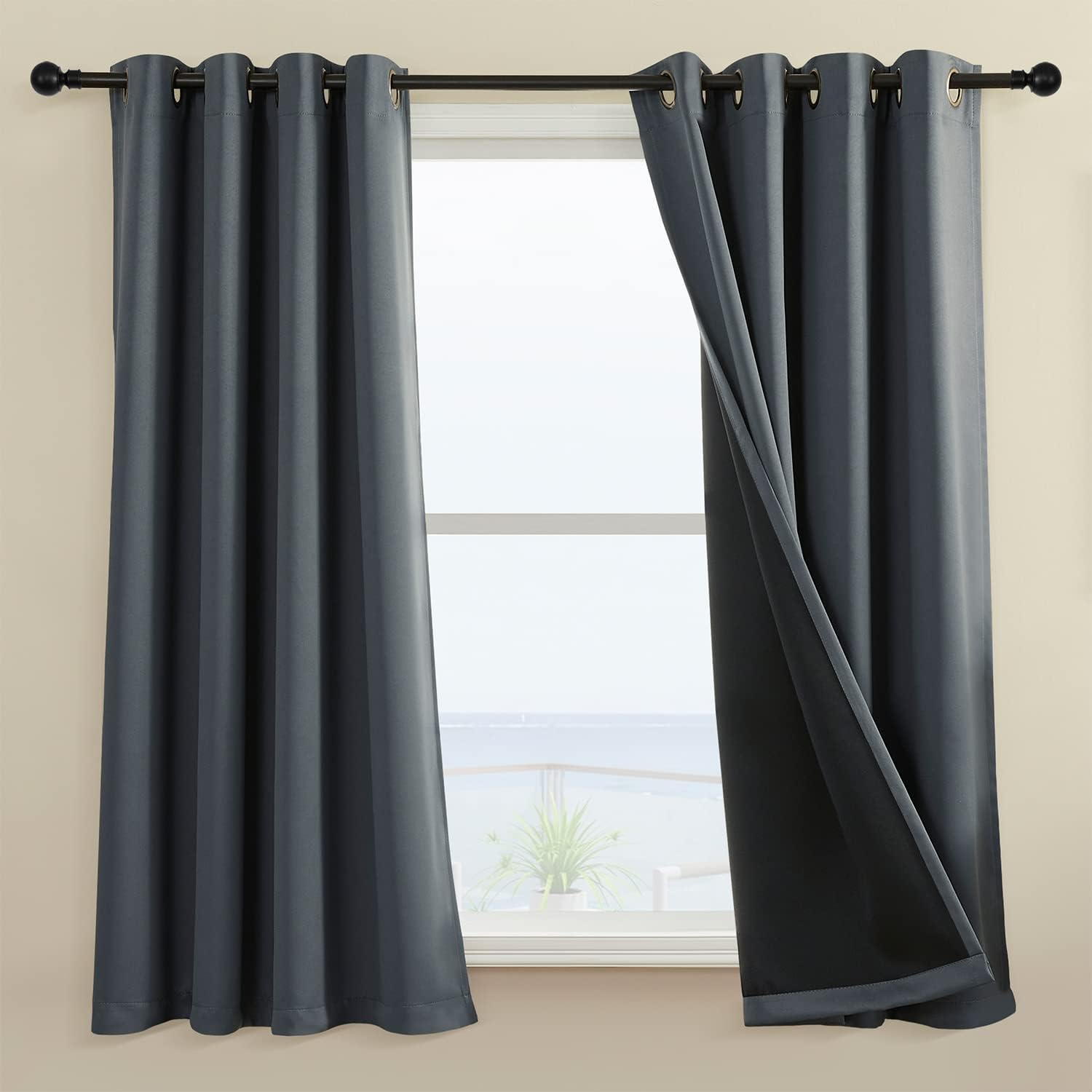 Rutterllow 100 Blackout Curtains 2 Panels