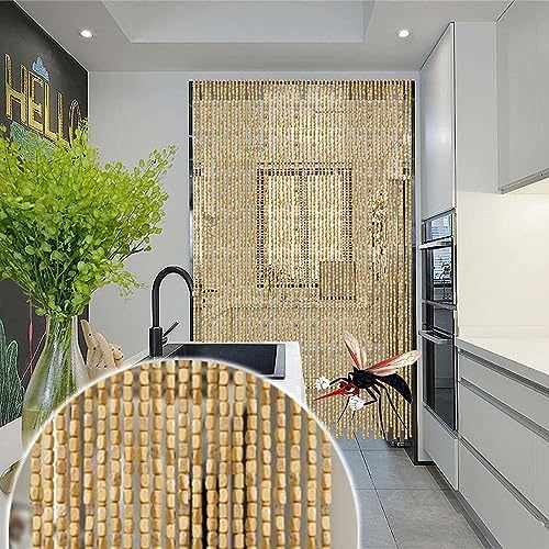 Jolan Bamboo Beaded Curtain Fly Screen 35x79in 43x71in 39x79in 75strands