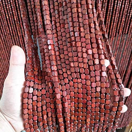 Natural Bamboo Beaded Curtain for Doorways and Decor